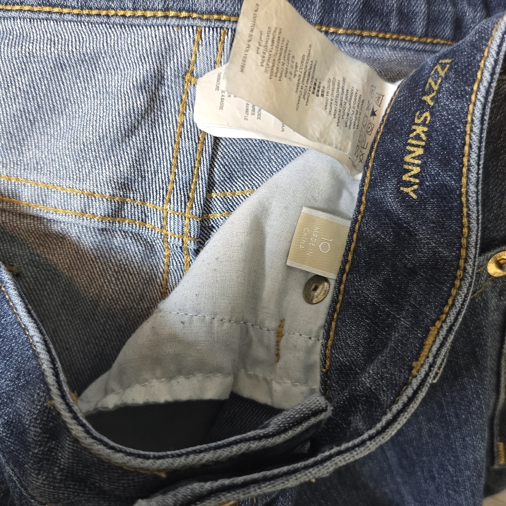 Michael Kors Izzy Skinny Jeans Denim Sz 10 - Picture 4 of 4